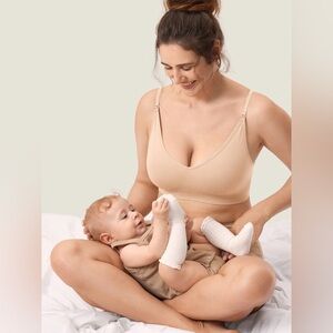 Seamless Soft Knit Nursing Bra